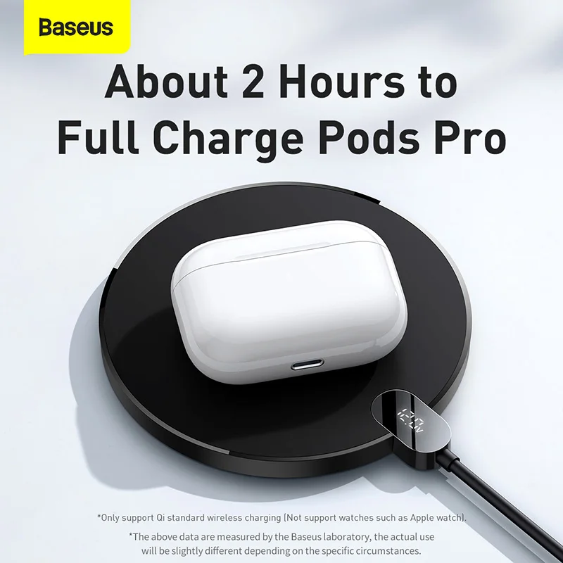 Baseus 15W Qi Wireless Charger For iPhone 14 13 12 Pro Max Digital Display  Fast Wireless Charging For Samsung Xiaomi pad HuaWei|Wireless Chargers| -  AliExpress