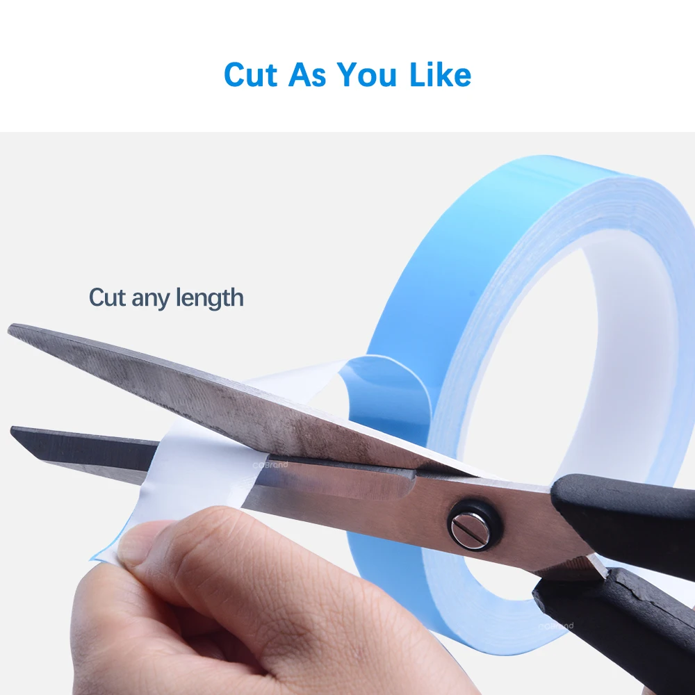 5-10-25M Roll Length 8/10/12/20/25/40mm Width Thermal Conductive Tape Double Side Adhesive tape for Chip PCB LED Strip Heatsink
