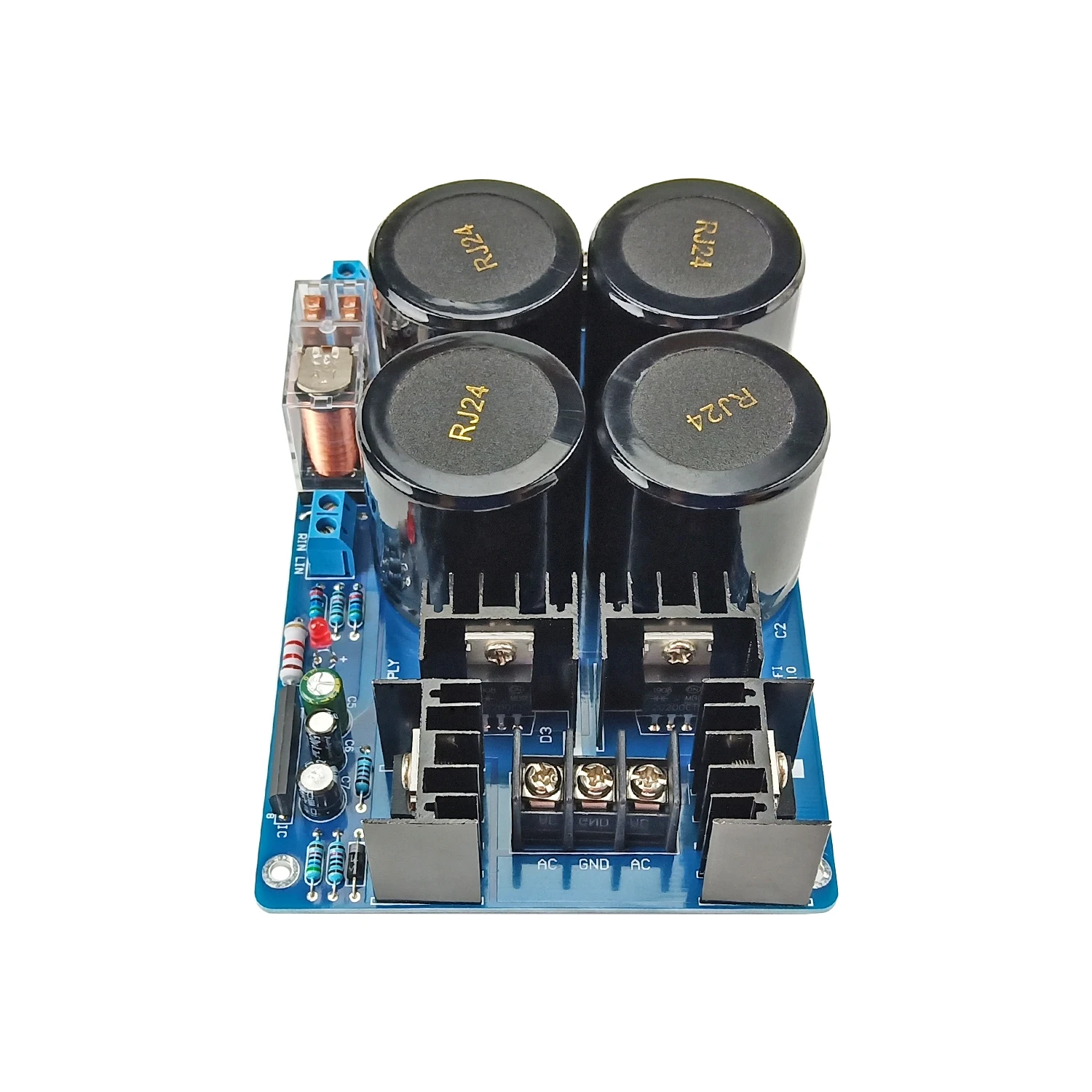 40A Schottky Amplifier Rectifier filter Board Dual Power Supply Rectification Filter UPC1237 Speaker Protection Crcuit AC18-35V 4