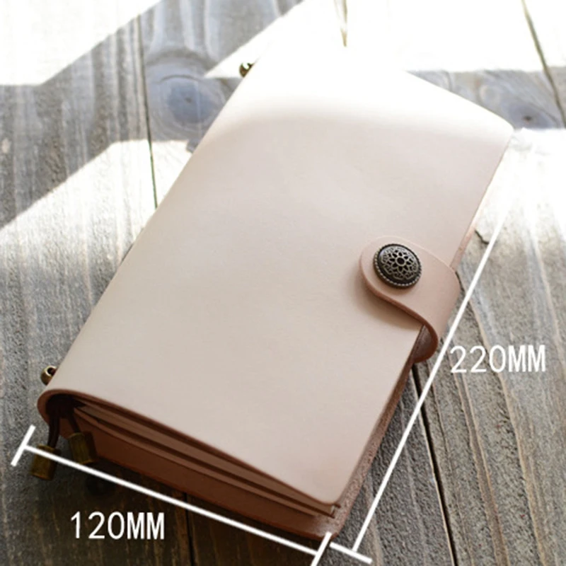Leather Traveler's Notebook Diary Magazine Vintage Handmade Leather Gift Business Office Notebook