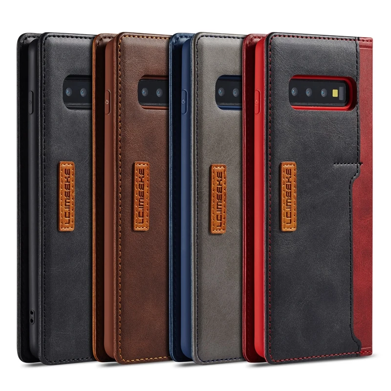 Флип-кейс для samsung S8 S9 S10e Plus Note 9 кожаный флип-чехол для телефона Etui samsung Galaxy S10 кошелек, Обложка