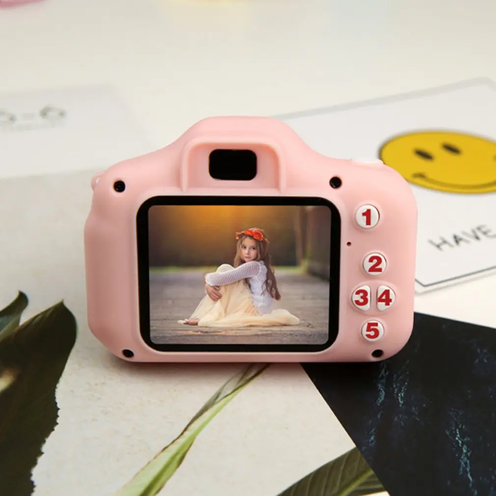 GM13 New Children's Camera Mini HD Digital Camera Children's Toy SLR Camera Cartoon Kids Digital Camera