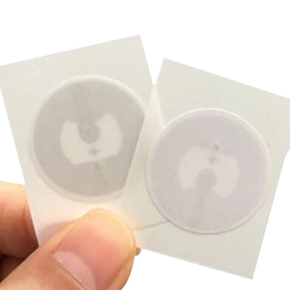 (10 unids/lote) 25mm pegatinas NFC protocolo ISO14443A13.56MHz NFC 213 Universal etiqueta etiquetas RFID y todos NFC de teléfonos