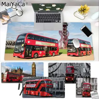 

MaiYaCa london bus england telephone Customized MousePads Computer Laptop Anime Mouse Mat Rubber PC Computer Gaming mousepad