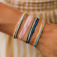 Водонепроницаемый Вощеная полоска Браслет Дружбы бижутерия