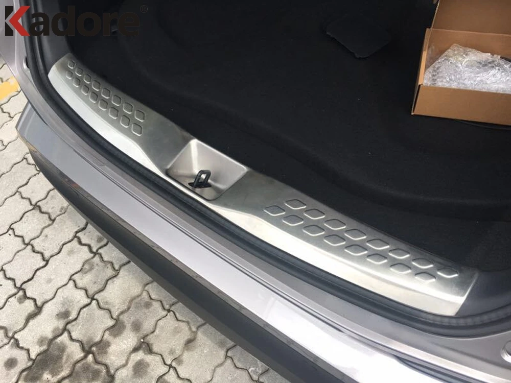 Для Toyota CHR C HR 2016 2019 внешний + ВНУТРЕННИЙ Задний защитный бампер для багажника из