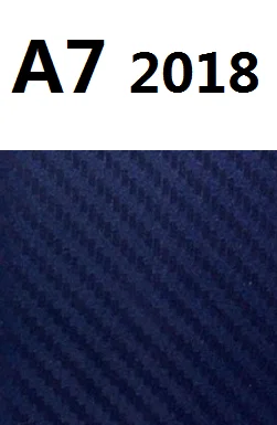 Наклейка для мобильного телефона, Аксессуары для samsung A8 Plus, углеродное волокно, пленка для samsung Galaxy A7 A8, цветная наклейка EEMIA - Цвет: A7 2018- purple