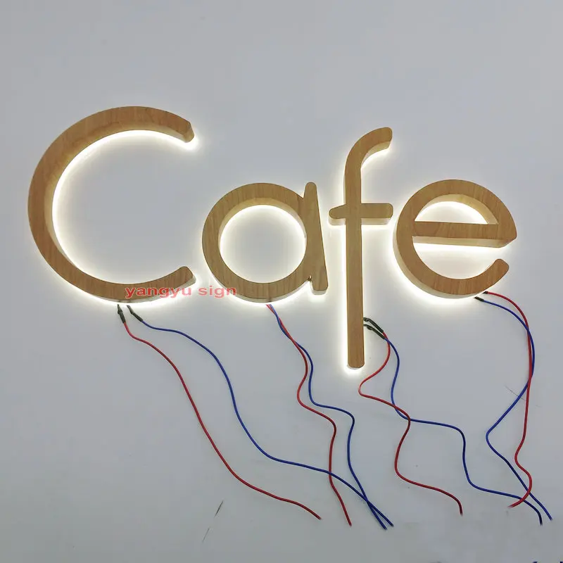 3D Матовый из нержавеющей стали светодиодный с подсветкой канал буквы вывеска