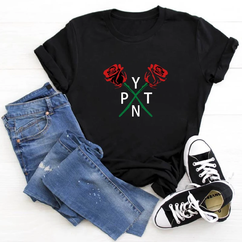 

Summer T-shirt Women 2020 Fashion Style Payton Moormeier Print T Shirt O-neck Short Sleeve Tshirt Female Tops Ulzzang Aesthetic