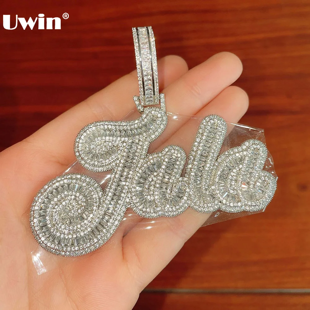 Uwin Custom Name Pendant Necklace 