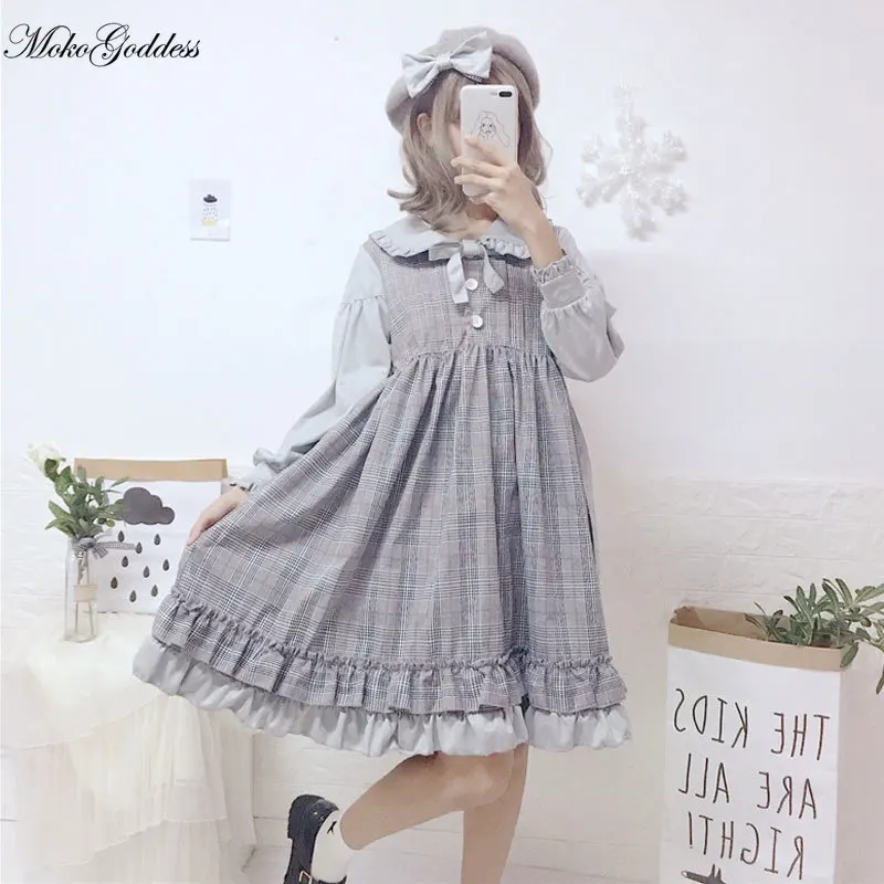 В стиле Лолита Милое детское платье Милые японские Kawaii для девочек принцесса