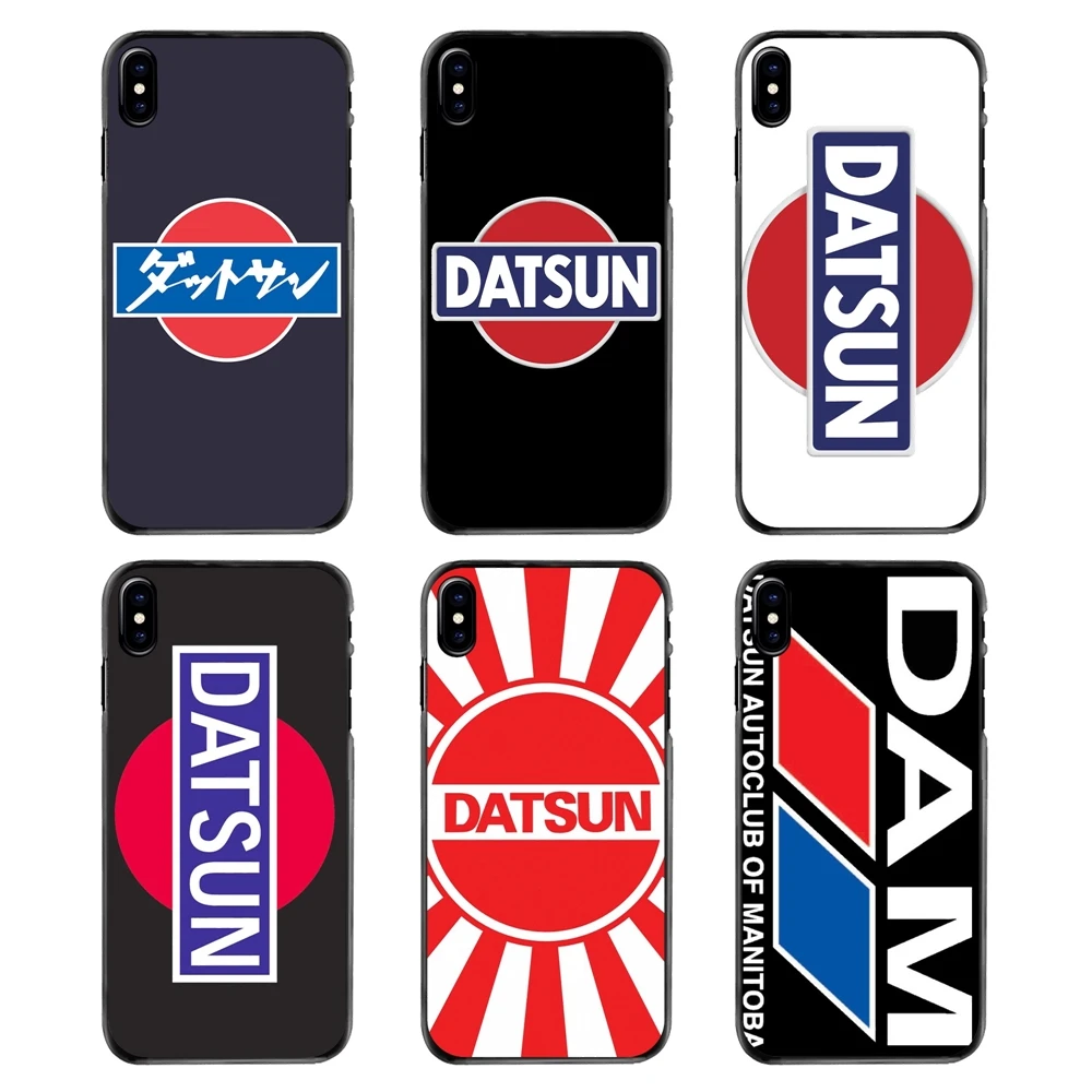 For iPhone 4 4S 5 5S 5C SE 6 6S 7 8 Plus X XR XS Max iPod Touch Accessories Phone Shell Case Datsun Logo Vector NISSAN Art |