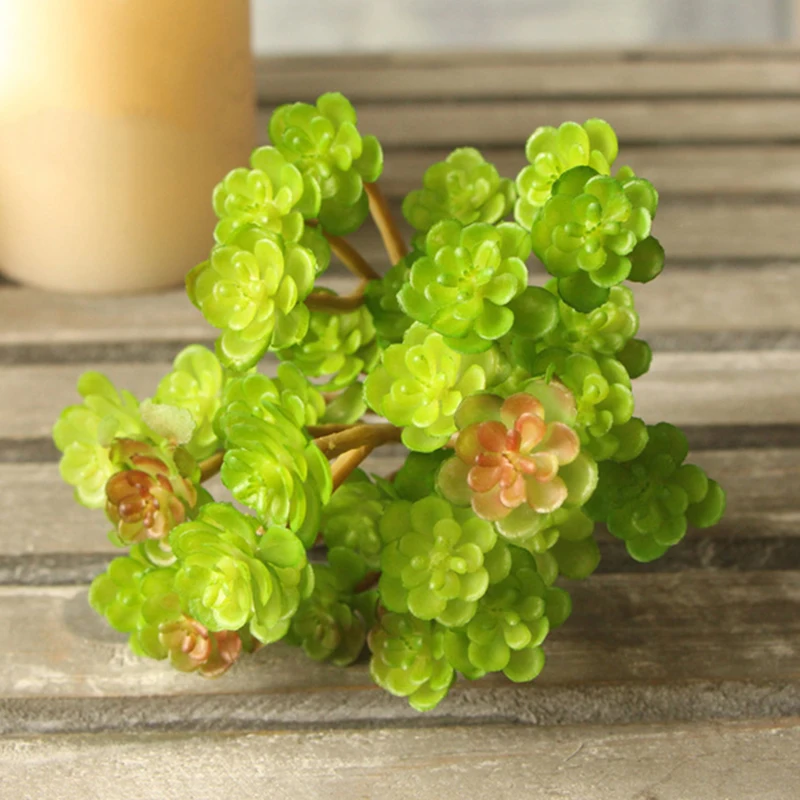 Fake Decorative Plats Without Pot Home& Garden Decor Succulent Artificial Plant