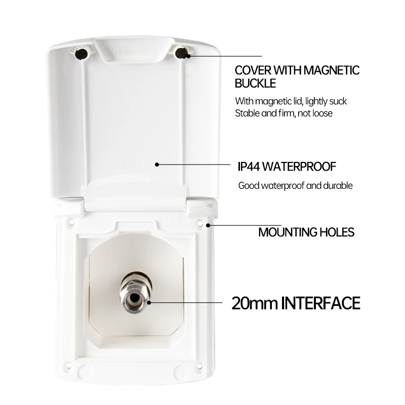 RV Water Inlet RV Accessories Gravity Fresh Water Fill Hatch Inlet Filter Lockable For RV Boat Camper Trailer White Caravan Accessories