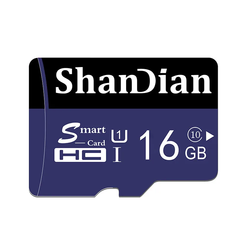 SHANDIAN Смарт SD карта 128 Гб карта памяти высокая скорость класс 10 64 ГБ 32 ГБ Мини TF карта для телефонов камеры - Емкость: 16 ГБ