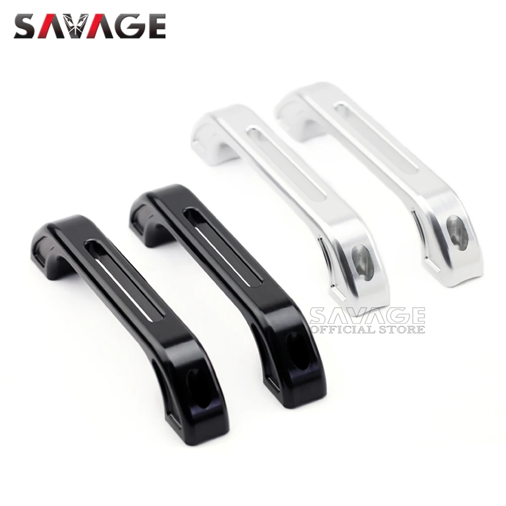 CNC Interior Front Door Pillar Grab Handle For LAND ROVER Defender 90 110 130 All Years Aluminum Accessories Black/Silver