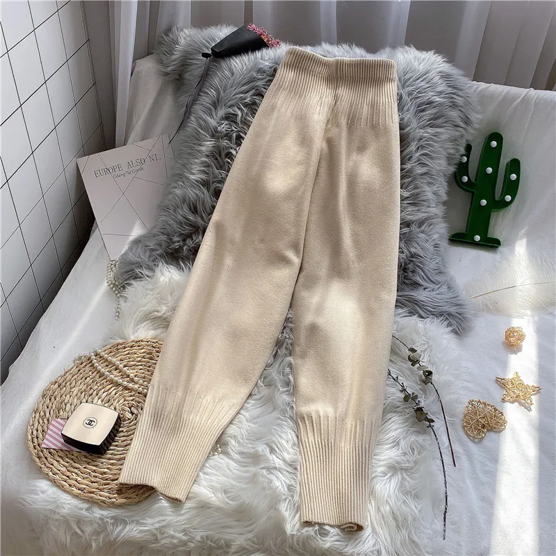 Joinyouth Pants Women Korean Solid Full Length Pantalones Mujer Loose Pantalon Femme Elastic Waist Sweatpants Soft Warm High 087