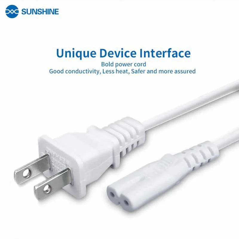 SUNSHINE QC 3,0 5V 2.0A зарядное устройство с шестью отверстиями для мобильного телефона Быстрая зарядка источник питания отображение напряжения тока usb-устройства - Цвет: sinle data line