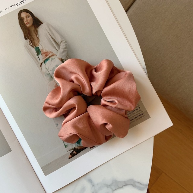 New Products Real Silk Satin Tie Head Rope Hair Accessories for Ladies Fashion Hair Tie