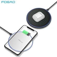 FDGAO Быстрое беспроводное зарядное устройство 15 Вт для huawei mate 20 Pro/RS Xiaomi Mi 9 samsung S10 S9 Note 9 8 10W быстрая Индукционная зарядная панель