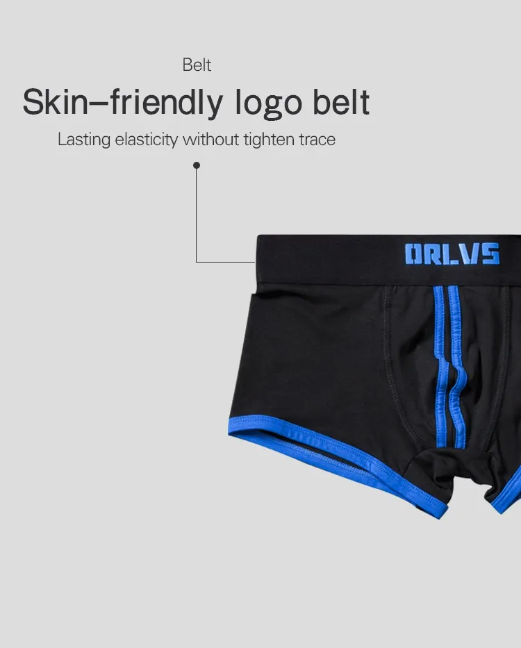 Aismz 4Pcs/lot Sexy Men Underwear Boxer Stripe Mens Underpants Cotton Soft Under Wear Boxers Shorts Cueca Male Panties az167