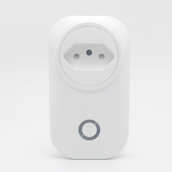 16A Smart wifi штепсельная розетка Мощность монитор ЕС FR US AU UK его IND Израиль бразильская вилка розетка работает с Google Home мини Alexa IFTTT - Цвет: BR