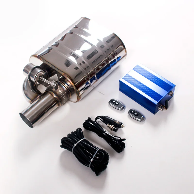 Exhaust Air Valve Muffler System With Vacuum Pump Remote Controller 1 Inlet To 1 Outlet Valve
