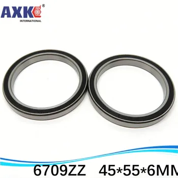 

2pcs free shiping The high quality ABEC-3 of ultra-thin deep groove ball bearings 6709-2RS 6709ZZ 45*55*6 mm