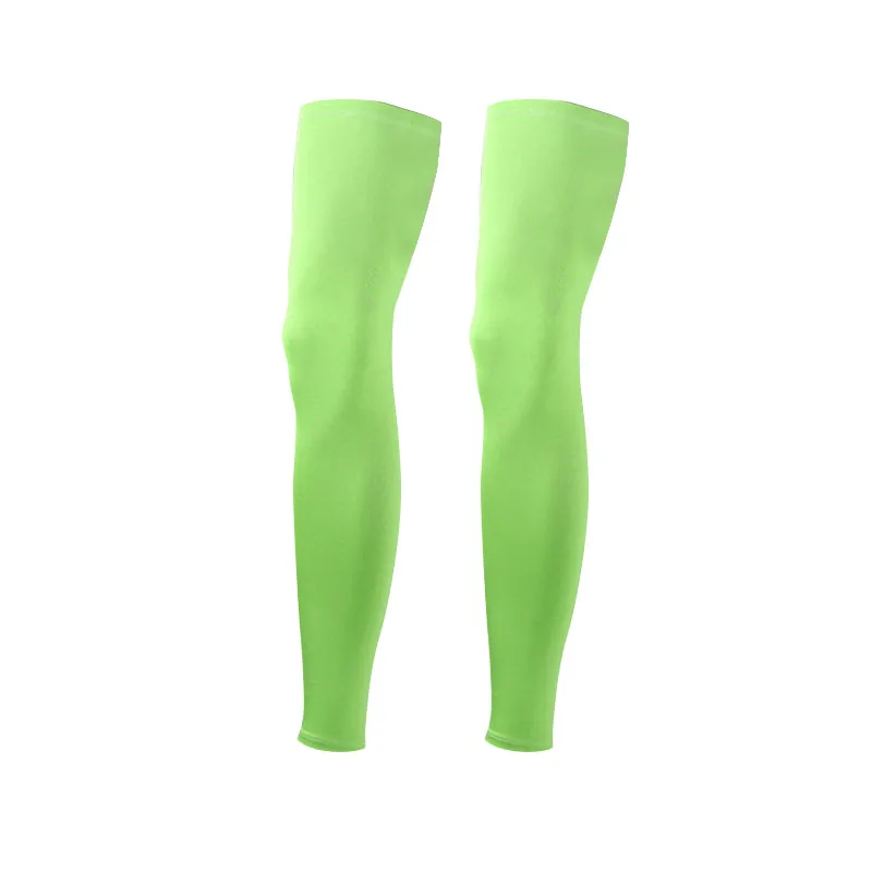 Cycling Leg Warmers Men Women Ice Silk Lycra Cycling Legwarmers Anti-uv Sunscreen Running Basketball Soccer Sports High Elasticity Legging Leg sets