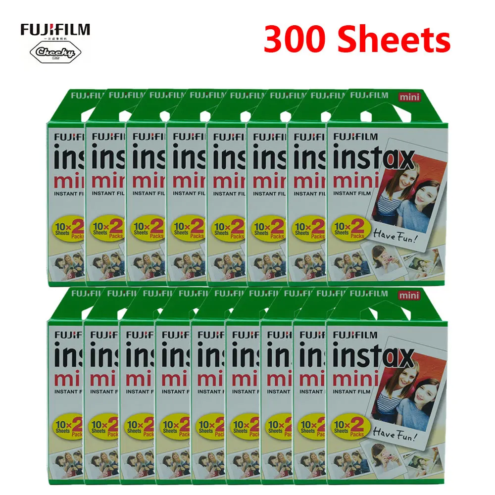 Белая фотопленка Fujifilm Instax Mini 9 11 8 7s 70 90 10 20 40 60 300 листов # R20 | Канцтовары для офиса и