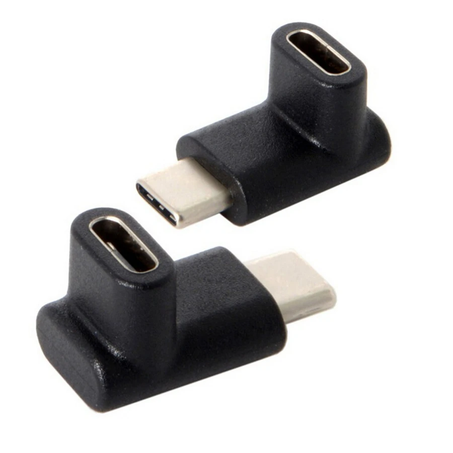 500 шт. адаптер 90 градусов типа C USB Папа мама 3 1 Type разъем оптовая продажа|Адаптеры