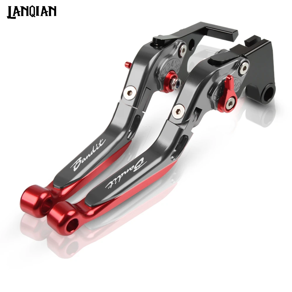 Регулируемые тормозные рычаги сцепления для мотоцикла Suzuki GSF 1200 BANDIT 2001-2006 GSF 1250 BANDIT 2007- Bandit 650S GSF650 - Цвет: RDGYGYRD Bandit