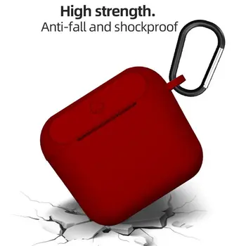 

Silicone Earphone Case Protective Cover Shell with Carabiner for Skullcandy Indy