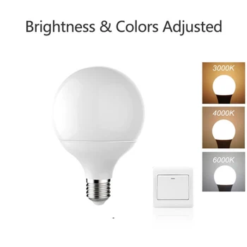 

10W Smart Bulb LED Spherical Bulb APP Smart Lamp WiFi Voice Control Light Bulbs RGB Energy Saving Dimming Smart Light Bulb