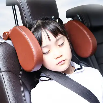 

Car Seat Headrest Pillow 180 Rotation Soft Neck Support Headrest Travel Sleeping Cushion for Kids Adults Auto Seat Head Cushion