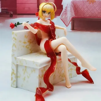 

Anime Fate Stay Night Saber Bathrobe Ver PVC Action Figure Collectible Model doll toy 16cm