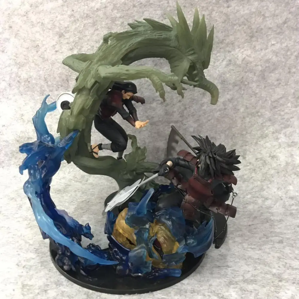 Аниме Наруто Shippuden Senju Hashirama VS Мадара Учиха битва в долине конца ПВХ Статуя
