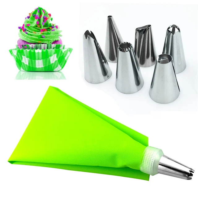 Poche À Douille Réutilisable En Silicone, Sacs À Pâtisserie, Sac À Crème  Comme Bricolage Gâteau Fondant Sucre Décoration Gadgets De Cuisine 1 Pièce  - Temu France