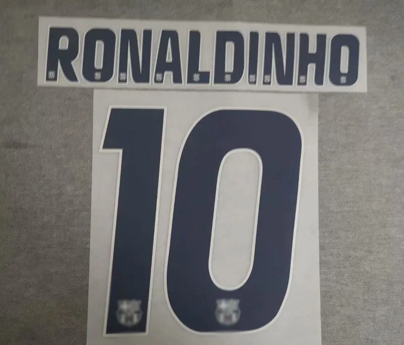 2005 2006 печать в стиле ретро Nameset #10 RONALDINHO термопечать | Дом и сад
