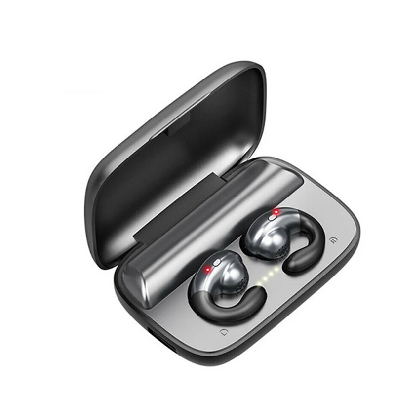 Беспроводные наушники Bluetooth 5 0 полунаушники вкладыши с зарядным чехлом два