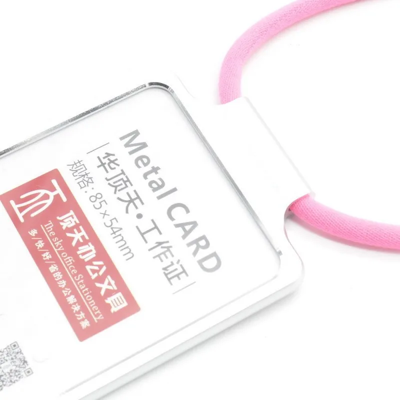 ID Card Holder Business Card Holder Desk Accessories Photocard Aluminum Alloy Office Supplies Stationery Cards card holder credit card holder photo card holder desk card holder