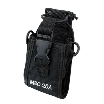 

MCS20A Solid Universal Pouch Adjustable Strap Walkie Talkie Hands Free Nylon Holster Radio Case Holder Shoulder Hanging Two Way