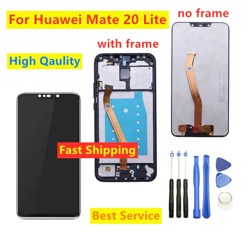 

6.3" LCD For Huawei mate 20 lite LCD Display Touch Screen Digitizer Assembly Replacement With Frame For Huawei mate 20lite