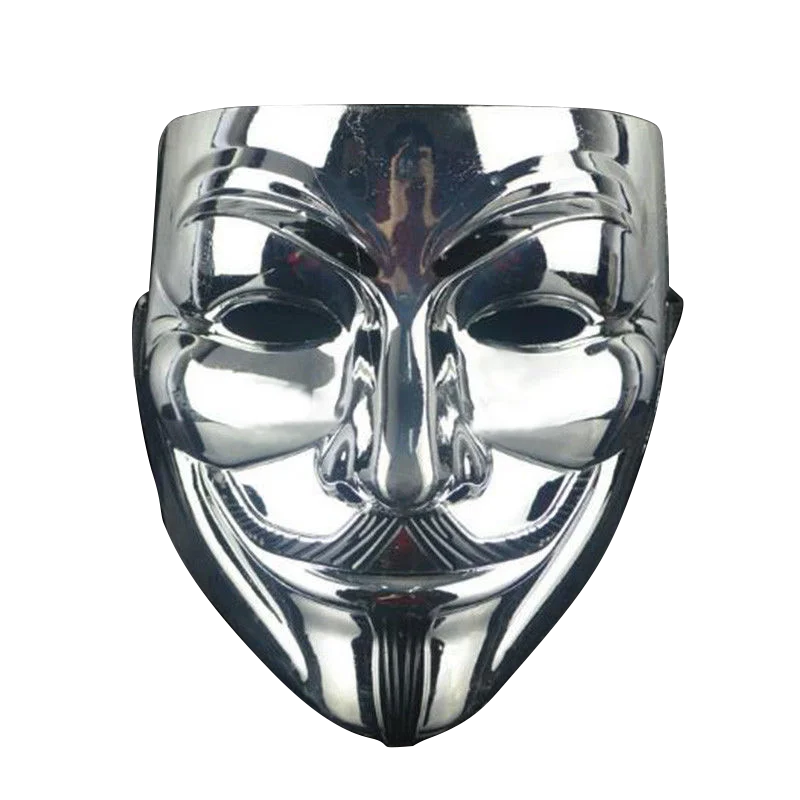 1 шт. 4 стиля Хэллоуин Вечерние Маски V для Вендетта маска Anonymous Guy Fawkes необычный аксессуар для костюма для взрослых косплей маски для вечеринки, B