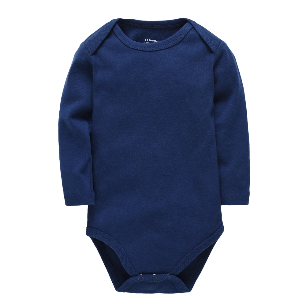 Kavkas/детское хлопковое трико для новорожденных мальчиков и девочек, с длинными рукавами, для детей от 0 до 24 месяцев, белое боди, Bebes Blanco Roupa Menina, детский джемпер - Цвет: HY2208