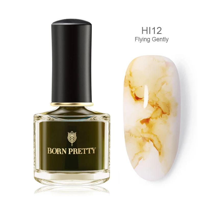 BP-HI12 BORN PRETTY Цветущий лак для ногтей акварельный лак для ногтей чернильный лак для ногтей DIY дизайн 12 цветов - Цвет: BP-HI12