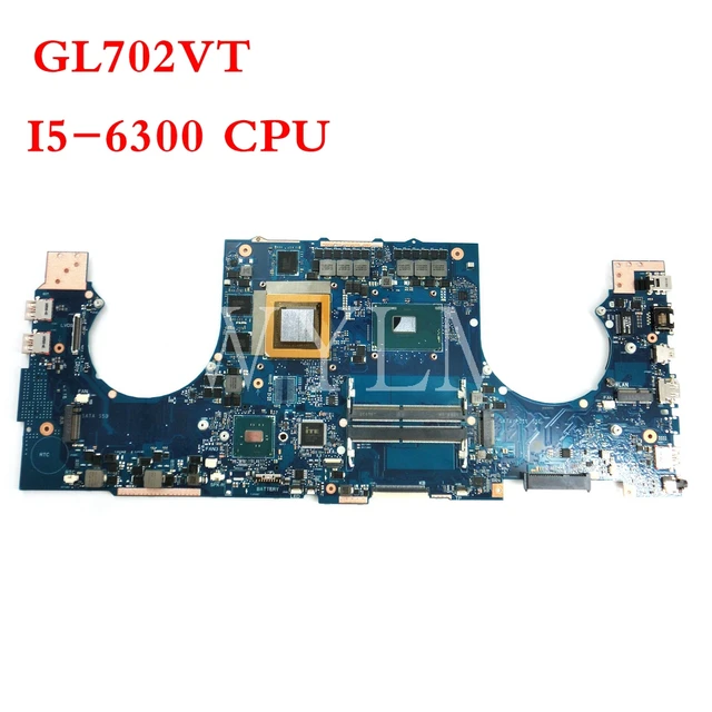 $US $286.58  GL702VT MB /I5-6300HQ CPU mainboard REV2.0 For ASUS GL702VT GL702V GL702VM Laptop motherboard 90NB0