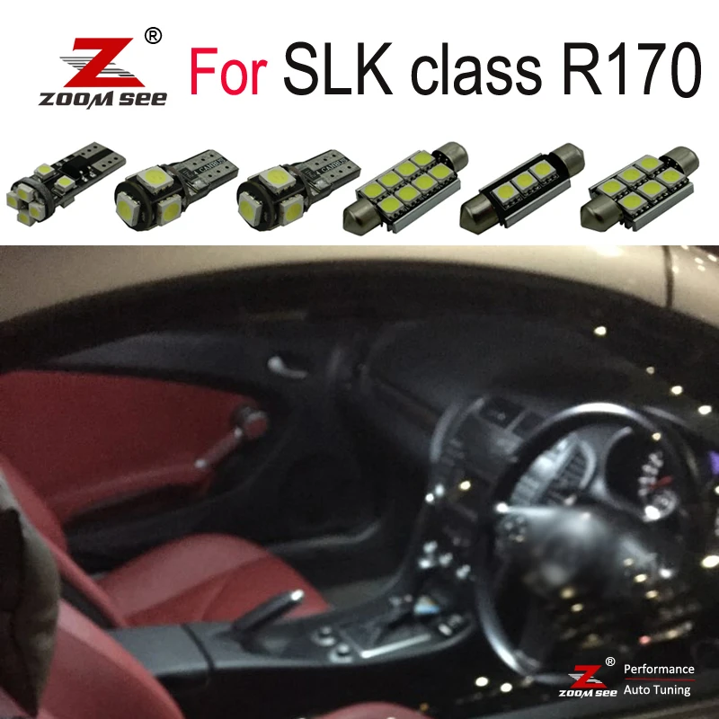 11 светодиодный т. светодиодные лампы для салона Mercedes Benz SLK class R170 SLk230 SLK320 SLK32 AMG