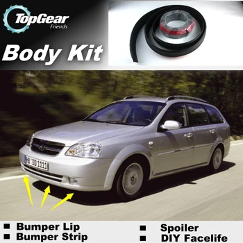 

For Daewoo Nubira 2002~2020 Bumper Lip Lips / Top Gear Shop Spoiler For Car Tuning / TOPGEAR Recommend Body Kit + Strip
