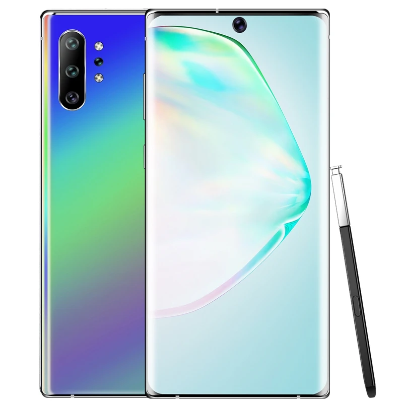 6 5 дюймовый Android 9 1 Note 10 Гб + 8 полноэкранный смартфон с разъемом ЕС и США|Запасные